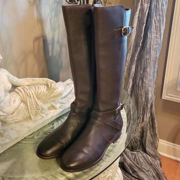 Ugg Australia Beryl Leather Riding Boots s/n 1005920 #387 - Picture 3 of 17